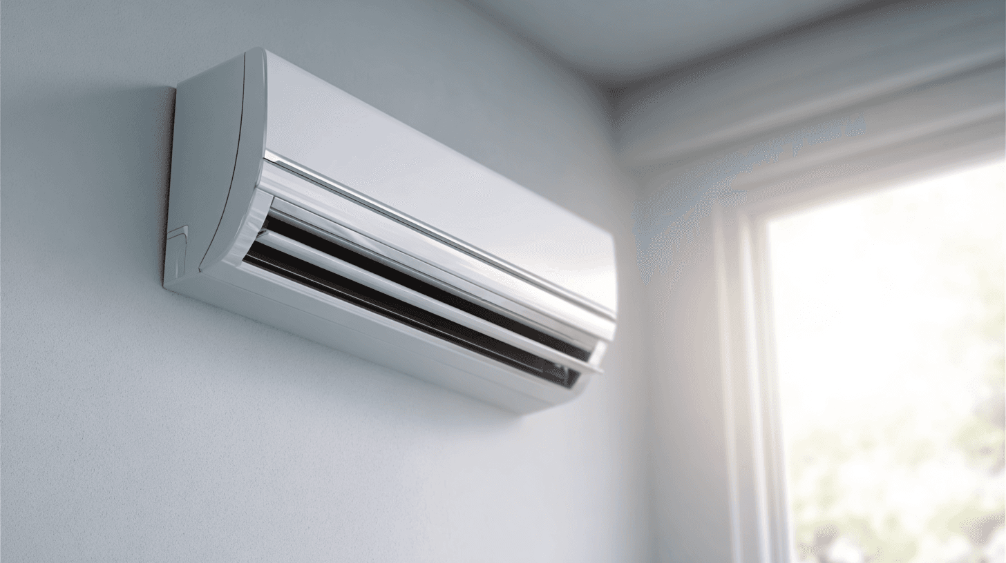 Moderne airconditioning unit aan de muur - optimaal comfort